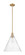 Arcadia One Light Mini Pendant in Brushed Brass (405|7161SBBGBC164)
