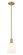 Arcadia One Light Mini Pendant in Brushed Brass (405|7161SBBG5586GWH)
