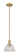 Arcadia One Light Mini Pendant in Brushed Brass (405|7161SBBG422)