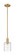 Arcadia One Light Mini Pendant in Brushed Brass (405|7161SBBG1113)