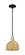 Arcadia One Light Mini Pendant in Black Antique Brass (405|7161SBABRBD8NAT)