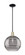 Arcadia One Light Mini Pendant in Black Antique Brass (405|7161SBABG55612SM)