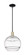 Arcadia One Light Mini Pendant in Black Antique Brass (405|7161SBABG55612CL)