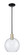 Arcadia One Light Mini Pendant in Black Antique Brass (405|7161SBABG12410)