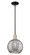 Arcadia One Light Mini Pendant in Black Antique Brass (405|7161SBABG121310SM)