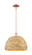 Arcadia One Light Mini Pendant in Antique Copper (405|7161SACRBD16NAT)