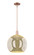 Arcadia One Light Mini Pendant in Antique Copper (405|7161SACG12814)