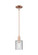 Arcadia One Light Mini Pendant in Antique Copper (405|7161SACG112)