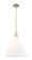 Arcadia One Light Mini Pendant in Antique Brass (405|7161SABGBC161)