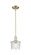 Arcadia One Light Mini Pendant in Antique Brass (405|7161SABG402)