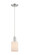 Arcadia One Light Mini Pendant in Brushed Satin Nickel (405|7161PSNG341)