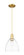 Arcadia One Light Mini Pendant in Satin Gold (405|7161PSGGBD92)