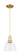Arcadia One Light Mini Pendant in Satin Gold (405|7161PSGGBD752)