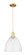 Arcadia One Light Mini Pendant in Satin Gold (405|7161PSGGBD124)