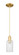 Arcadia One Light Mini Pendant in Satin Gold (405|7161PSGG804)