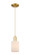 Arcadia One Light Mini Pendant in Satin Gold (405|7161PSGG341)