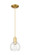 Arcadia One Light Mini Pendant in Satin Gold (405|7161PSGG1226)
