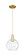 Arcadia One Light Mini Pendant in Satin Gold (405|7161PSGG12158)