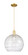 Arcadia One Light Mini Pendant in Satin Gold (405|7161PSGG121314CL)