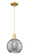 Arcadia One Light Mini Pendant in Satin Gold (405|7161PSGG121310CL)