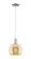 Arcadia One Light Mini Pendant in Polished Nickel (405|7161PPNG1288)
