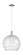 Arcadia One Light Mini Pendant in Polished Nickel (405|7161PPNG121314CL)