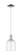 Arcadia One Light Mini Pendant in Polished Chrome (405|7161PPCG5586CL)