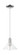 Arcadia One Light Mini Pendant in Polished Chrome (405|7161PPCG132)