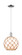 Arcadia One Light Mini Pendant in Polished Chrome (405|7161PPCG12110RB)