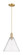 Arcadia One Light Mini Pendant in Champagne Bronze (405|7161PCBGBC124)