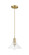 Arcadia One Light Mini Pendant in Champagne Bronze (405|7161PCBG132)