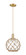 Arcadia One Light Mini Pendant in Champagne Bronze (405|7161PCBG12210RB)