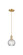 Arcadia One Light Mini Pendant in Champagne Bronze (405|7161PCBG12156)