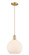 Arcadia One Light Mini Pendant in Champagne Bronze (405|7161PCBG12110)