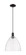 Arcadia One Light Mini Pendant in Matte Black (405|7161PBKGBD122)