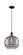 Arcadia One Light Mini Pendant in Matte Black (405|7161PBKG55612SM)