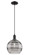 Arcadia One Light Mini Pendant in Matte Black (405|7161PBKG55610SM)