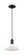 Arcadia One Light Mini Pendant in Matte Black (405|7161PBKG131)