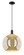 Arcadia One Light Mini Pendant in Matte Black (405|7161PBKG12814)