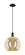 Arcadia One Light Mini Pendant in Matte Black (405|7161PBKG12812)