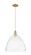 Arcadia One Light Mini Pendant in Brushed Brass (405|7161PBBGBD164)