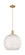 Arcadia One Light Mini Pendant in Brushed Brass (405|7161PBBG121614WM)
