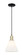Arcadia One Light Mini Pendant in Black Antique Brass (405|7161PBABGBC81)