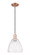 Arcadia One Light Mini Pendant in Antique Copper (405|7161PACGBD94)