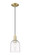 Arcadia One Light Mini Pendant in Antique Brass (405|7161PABG5586CL)