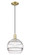 Arcadia One Light Mini Pendant in Antique Brass (405|7161PABG55610CL)