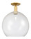 Arcadia One Light Semi-Flush Mount in Satin Gold (405|7161CSGG12414)