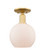 Arcadia One Light Semi-Flush Mount in Satin Gold (405|7161CSGG1218)