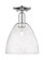Arcadia One Light Semi-Flush Mount in Polished Chrome (405|7161CPCGBD94)