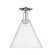 Arcadia One Light Semi-Flush Mount in Polished Chrome (405|7161CPCGBC122)